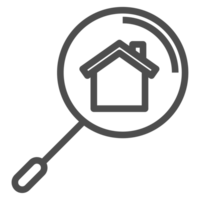 Smart home technology line icon. Home equipment  object symbol. png