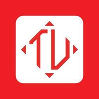 Creative simple Initial Monogram TU Logo Designs. vector
