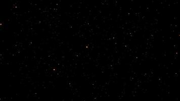 Loop glow flicker orange red stars particles animation video