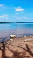 naturaleza fondo, mar agua ola con cielo y nube naturaleza en verano, verano fondo, naturaleza fondo, mar agua ola fondo, Oceano en el día antecedentes video