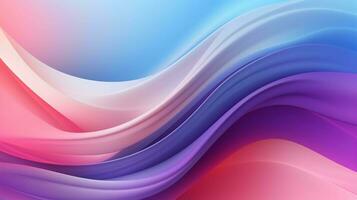 abstract modern background with wave soft gradient colors, AI generated photo