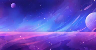 dark purple space background for banner, AI generated photo