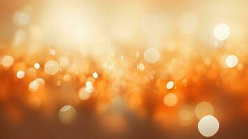 abstract bokeh background in shades of orange, evoking a sense of warmth and vibrancy, AI generated photo