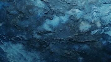 A captivating blue abstract lava stone texture background, AI generated photo