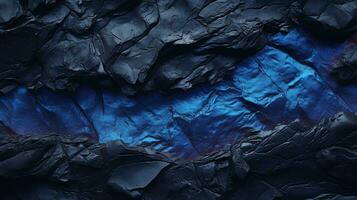 azul resumen lava Roca textura fondo, ai generado foto