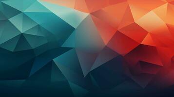 abstract geometric background polygonal template, AI generated photo