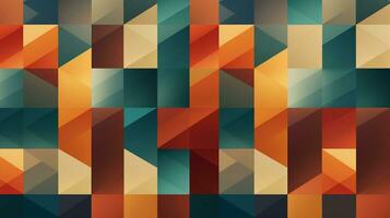 abstract geometric background with a seamless pattern, AI generated photo