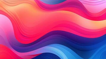 abstract background for a website landing page, using vibrant colors and dynamic shapes, AI generated photo