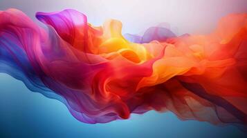 motion blur effects fluid shapes are in constant motion, transforming the, AI generated abstract background into a living artwork photo