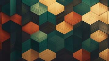 Craft an abstract geometric background, AI generated photo