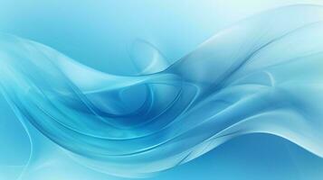 abstract blue background using fluid shapes, AI generated photo