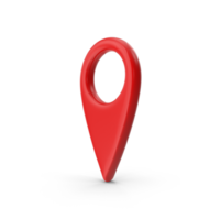 3d representación realista ubicación rojo mapa alfiler GPS puntero marcadores GPS ubicación símbolo, mapas y navegación aplicaciones, rojo geolocalización marcadores, marca de posición iconos, cartografía, y viajero interesar símbolos png