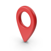 3d representación realista ubicación rojo mapa alfiler GPS puntero marcadores GPS ubicación símbolo, mapas y navegación aplicaciones, rojo geolocalización marcadores, marca de posición iconos, cartografía, y viajero interesar símbolos png