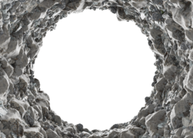 stone in vertical form on a transparent background. png