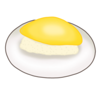 omuretsu ou Japonais omelette png