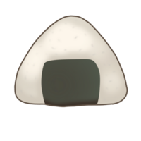 Onigiri or Japanese rice ball png