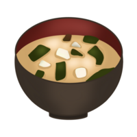 Seetang Miso Suppe png