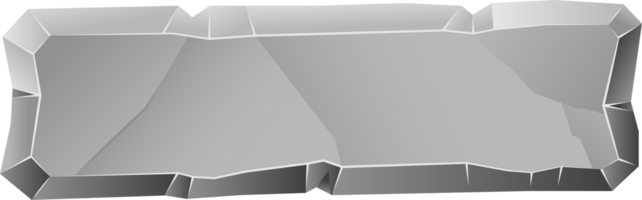 steen menu bord, rots knop, grijs steen banier, steen ui element png