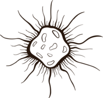 batteri virus scarabocchio png