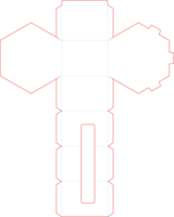 förpackning dö skära vikta png