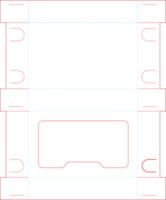 förpackning dö skära vikta png