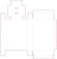 förpackning dö skära vikta png