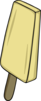 crème glacée dessinée à la main png