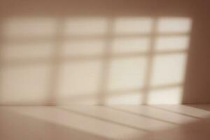 japonés habitación con ventana sombra ligero foto