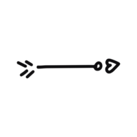 arrow with heart shape png