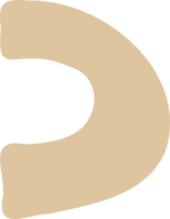 brown shape element png