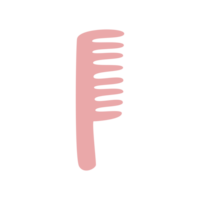 rosa hårkam isolerat element png