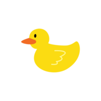 cute yellow rubber duck png