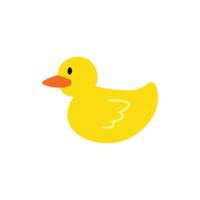 mignonne Jaune caoutchouc canard png