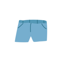 cute blue jeans cartoon png