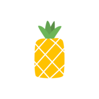 söt ananas tecknad serie element png