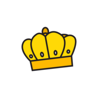 golden crown isolated png