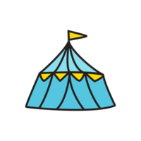 circo tienda dibujos animados icono png