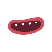 Lippen Monster- mit ein Lächeln png