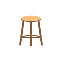 wooden chair cartoon element png