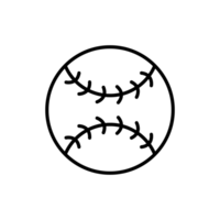 einfach Baseball Symbol png