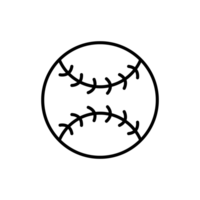 enkel baseboll ikon png