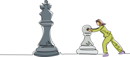 King and soldier chess pieces on transparent background