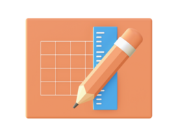3d Planning and Design icon for UI UX web mobile apps social media ads design png