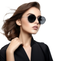 Beautiful model girl isolated png