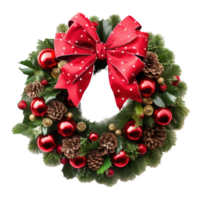 Christmas wreath isolated png