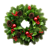 Christmas wreath isolated png