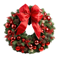 Christmas wreath isolated png