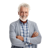 Elderly man isolated png