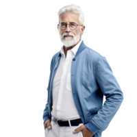 anziano uomo isolato png