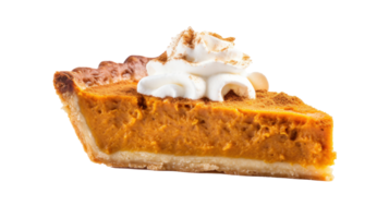 Pumpkin pie isolated png